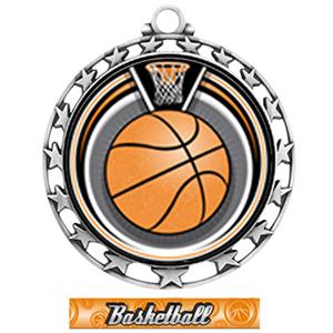 SILVER/GRAPHX BASKETBALL RIBBON
