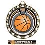 Hasty Award Basketball Eclipse Insert Medal M-4401