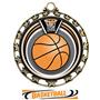 Hasty Award Basketball Eclipse Insert Medal M-4401
