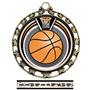Hasty Award Basketball Eclipse Insert Medal M-4401
