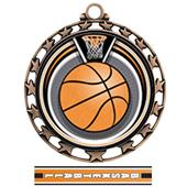 Hasty Award Basketball Eclipse Insert Medal M-4401