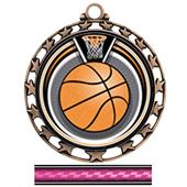 Hasty Award Basketball Eclipse Insert Medal M-4401 Hasty Award Basketball Eclipse Insert Medal M-4401