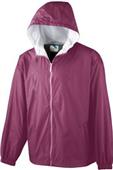 Augusta Youth Hooded Taffeta Jacket/Flannel Lined