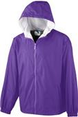 Augusta Youth Hooded Taffeta Jacket/Flannel Lined