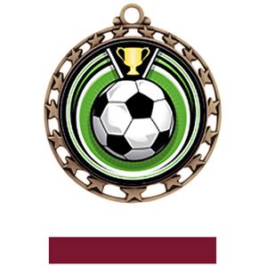 BRONZE MEDAL/MAROON RIBBON