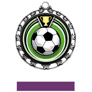 SILVER MEDAL/PURPLE RIBBON