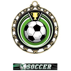 GOLD MEDAL/ULTIMATE SOCCER RIBBON