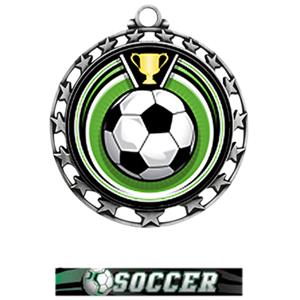 SILVER MEDAL/ULTIMATE SOCCER RIBBON