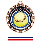 Hasty Awards Softball Eclipse Insert Medals M-4401 Hasty Awards Softball Eclipse Insert Medals M-4401