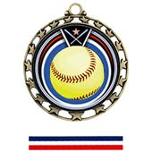Hasty Awards Softball Eclipse Insert Medals M-4401 Hasty Awards Softball Eclipse Insert Medals M-4401