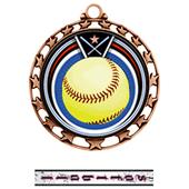 Hasty Awards Softball Eclipse Insert Medals M-4401 Hasty Awards Softball Eclipse Insert Medals M-4401