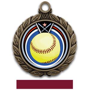 BRONZE/MAROON RIBBON