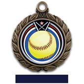 Hasty Awards 2.75" Softball Eclipse Insert Medals Hasty Awards 2.75" Softball Eclipse Insert Medals