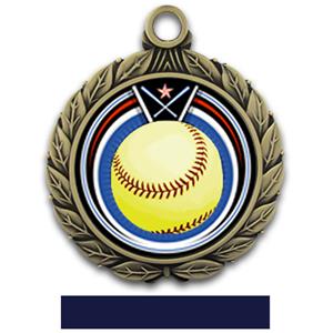 GOLD/NAVY RIBBON