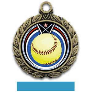 GOLD/LT. BLUE RIBBON