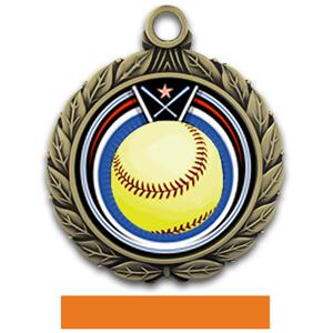 GOLD/ORANGE RIBBON