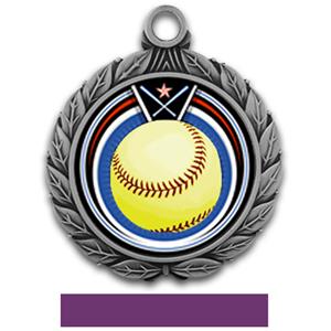 SILVER/PURPLE RIBBON