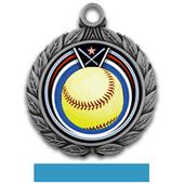 Hasty Awards 2.75" Softball Eclipse Insert Medals Hasty Awards 2.75" Softball Eclipse Insert Medals
