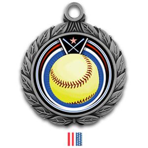 SILVER/FLAG RIBBON