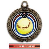 Hasty Awards 2.75" Softball Eclipse Insert Medals Hasty Awards 2.75" Softball Eclipse Insert Medals