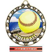 Hasty Awards Softball HD Insert Medals M-4401