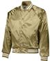 Augusta Satin Baseball Jacket/Striped Trim