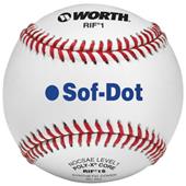 Worth 9" RIF 1 Sof-Dot Synthetic Baseballs