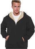 Vos Men's Full Zip Sherpa Lining Hoodie Vos Men's Full Zip Sherpa Lining Hoodie