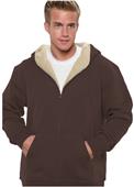 Vos Men's Full Zip Sherpa Lining Hoodie Vos Men's Full Zip Sherpa Lining Hoodie