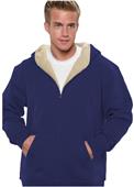 Vos Men's Full Zip Sherpa Lining Hoodie Vos Men's Full Zip Sherpa Lining Hoodie