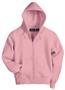 Vos Ladies Cropped Zip-Front Hooded Sweatshirts