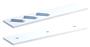Economy 3-Spike Baseball Pitcher's Rubbers B040E