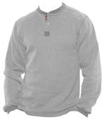 Vos 2 Buttons Henley Nubby Fleece Pull Overs