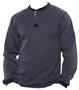 Vos 2 Buttons Henley Nubby Fleece Pull Overs