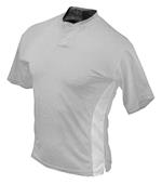 Official Issue 2 Button Mock Mesh Baseball Jersey Official Issue 2 Button Mock Mesh Baseball Jersey