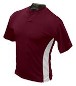 Official Issue 2 Button Mock Mesh Baseball Jersey Official Issue 2 Button Mock Mesh Baseball Jersey