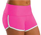 Low Rise Roll Top Fuchsia Cheerleaders Shorts