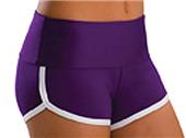 Low Rise Roll Top Ultraviolet Cheerleaders Shorts