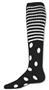Red Lion Dots & Stripes Athletic Socks
