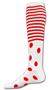 Red Lion Dots & Stripes Athletic Socks