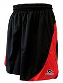 Primo Womens Black/Scarlet Sparta Shorts Closeout