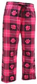Boxercraft Womens Fashion Paw Print Flannel Pants