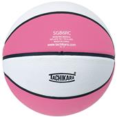 Tachikara Intermed. Pink/White Rubber Basketball Tachikara Intermed. Pink/White Rubber Basketball