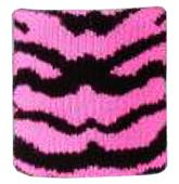 Red Lion Zebra/Tiger Stripe Pink Wristbands - C/O Red Lion Zebra/Tiger Stripe Pink Wristbands - C/O
