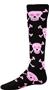 Red Lion Black/Pink Skull n' Crossbones Socks