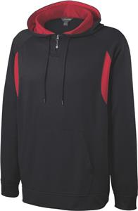 BLACK/SCARLET
