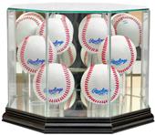 Perfect Cases "6 Baseball" Octagon Display Cases Perfect Cases "6 Baseball" Octagon Display Cases