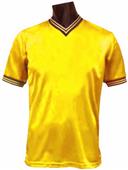 Pre-Numbered - GOLD Soccer Jerseys W/BLACK #s