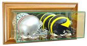 Perfect "Double Mini Football Helmet" Wall Display Perfect "Double Mini Football Helmet" Wall Display