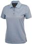 Womens Knit Poly Micro Stripe Polo Shirts